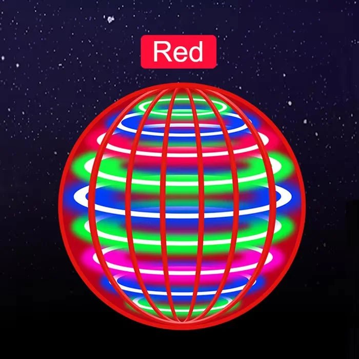 Flying ball, automatic spinning ball, LED dazzling lights, floating magic, fan, UFO flying machine, toy, gift, game, sports ball - flohmarkt-deutschland.shop