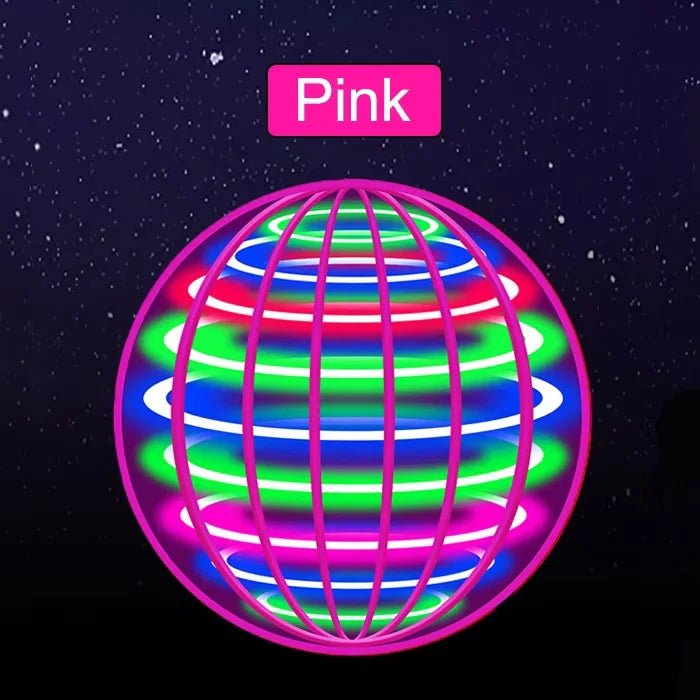 Flying ball, automatic spinning ball, LED dazzling lights, floating magic, fan, UFO flying machine, toy, gift, game, sports ball - flohmarkt-deutschland.shop