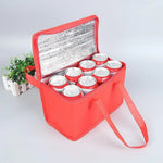 Foldable Insulated Lunch Cooler Bag Portable Thermal Food & Drink Carrier for Picnic Work Beer Delivery - flohmarkt-deutschland.shop