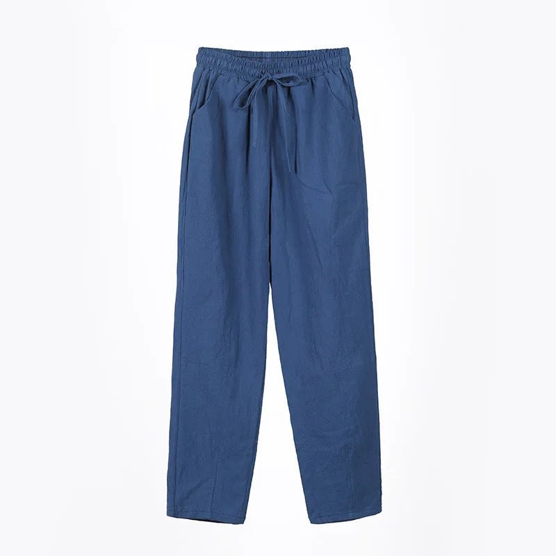 Frauen Frühling Sommer Hosen Baumwolle solide elastische Taille Süßigkeiten Farben Mode Harems hose lässige weibliche Hosen - flohmarkt-deutschland.shop