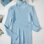Frauen Herbst Rollkragenpullover Gestrickte Weiche Pullover Kaschmir Jumper Grundlegende Weiche Pullover Weibliche Grundlegende Bluse Neue - flohmarkt-deutschland.shop