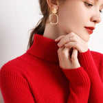Frauen Herbst Rollkragenpullover Gestrickte Weiche Pullover Kaschmir Jumper Grundlegende Weiche Pullover Weibliche Grundlegende Bluse Neue - flohmarkt-deutschland.shop