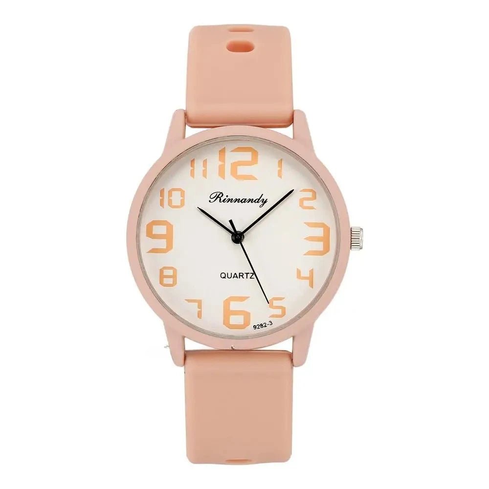 Frauen Sport Uhren Casual Silikon Band Arabisch Zifferblatt Quarz Armbanduhr Damen Uhr Reloj Mujer - flohmarkt-deutschland.shop