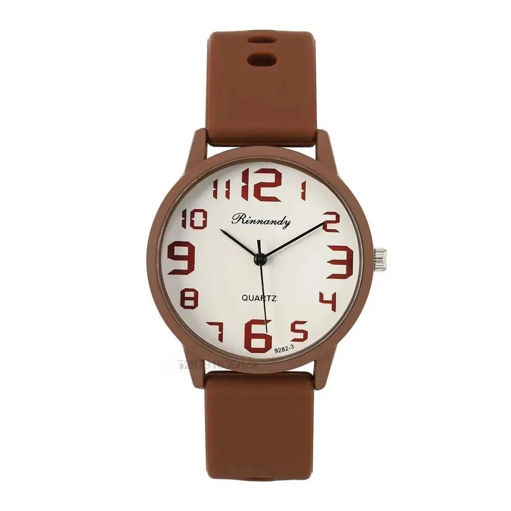 Frauen Sport Uhren Casual Silikon Band Arabisch Zifferblatt Quarz Armbanduhr Damen Uhr Reloj Mujer - flohmarkt-deutschland.shop