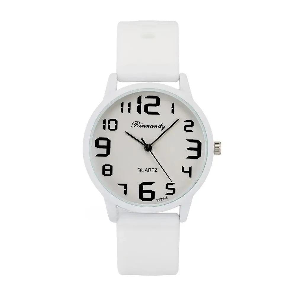Frauen Sport Uhren Casual Silikon Band Arabisch Zifferblatt Quarz Armbanduhr Damen Uhr Reloj Mujer - flohmarkt-deutschland.shop