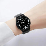 Frauen Sport Uhren Casual Silikon Band Arabisch Zifferblatt Quarz Armbanduhr Damen Uhr Reloj Mujer - flohmarkt-deutschland.shop
