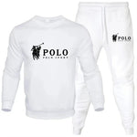Frühling und Herbst Freizeit Fitness Jogging Mode Anzug Herren und Damen Rundhalspullover mit langen Ärmeln + Hose 2 Sets - flohmarkt-deutschland.shop