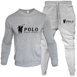 Frühling und Herbst Freizeit Fitness Jogging Mode Anzug Herren und Damen Rundhalspullover mit langen Ärmeln + Hose 2 Sets - flohmarkt-deutschland.shop