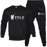 Frühling und Herbst Freizeit Fitness Jogging Mode Anzug Herren und Damen Rundhalspullover mit langen Ärmeln + Hose 2 Sets - flohmarkt-deutschland.shop