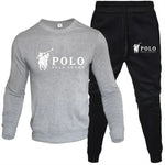 Frühling und Herbst Freizeit Fitness Jogging Mode Anzug Herren und Damen Rundhalspullover mit langen Ärmeln + Hose 2 Sets - flohmarkt-deutschland.shop