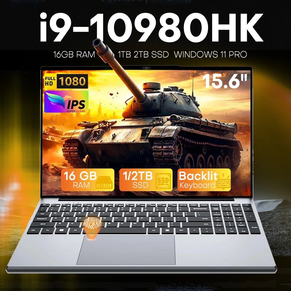 Gaming Laptop 15,6 Zoll Intel Core i9 16GB RAM beleuchtet - flohmarkt-deutschland.shop
