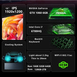 Gaming Laptop 16 Zoll Intel Core i7 GTX 1060 Windows 11 - flohmarkt-deutschland.shop