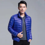 Ganzjahres-Daunenjacke für Herren, ultraleicht, verstaubar, wasser- und windabweisend, atmungsaktiv, große Herren-Kapuzenjacken - flohmarkt-deutschland.shop