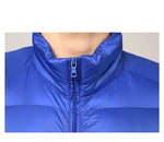 Ganzjahres-Daunenjacke für Herren, ultraleicht, verstaubar, wasser- und windabweisend, atmungsaktiv, große Herren-Kapuzenjacken - flohmarkt-deutschland.shop