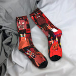 Garten of Banban Horror Game Stockings Elegant Socks Adults Men Medium Soft Socks Autumn Outdoor Sports Design Non Skid - flohmarkt-deutschland.shop