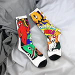 Garten of Banban Horror Game Stockings Elegant Socks Adults Men Medium Soft Socks Autumn Outdoor Sports Design Non Skid - flohmarkt-deutschland.shop