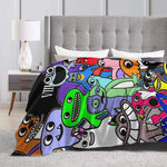 Gartens of Banbans Plush Blanket Girls Boys Game Flannel Throw Blanket For Living Room Warm Soft Custom Quality Bedspread - flohmarkt-deutschland.shop