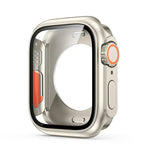 Gehärtete Glasabdeckung für Apple Watch 41 mm 45 mm 40 mm 44 mm, Displayschutzfolie vorne und hinten, vollständiger Schutz für iWatch 9 8 7 SE 6 5 4 - flohmarkt-deutschland.shop