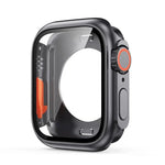 Gehärtete Glasabdeckung für Apple Watch 41 mm 45 mm 40 mm 44 mm, Displayschutzfolie vorne und hinten, vollständiger Schutz für iWatch 9 8 7 SE 6 5 4 - flohmarkt-deutschland.shop