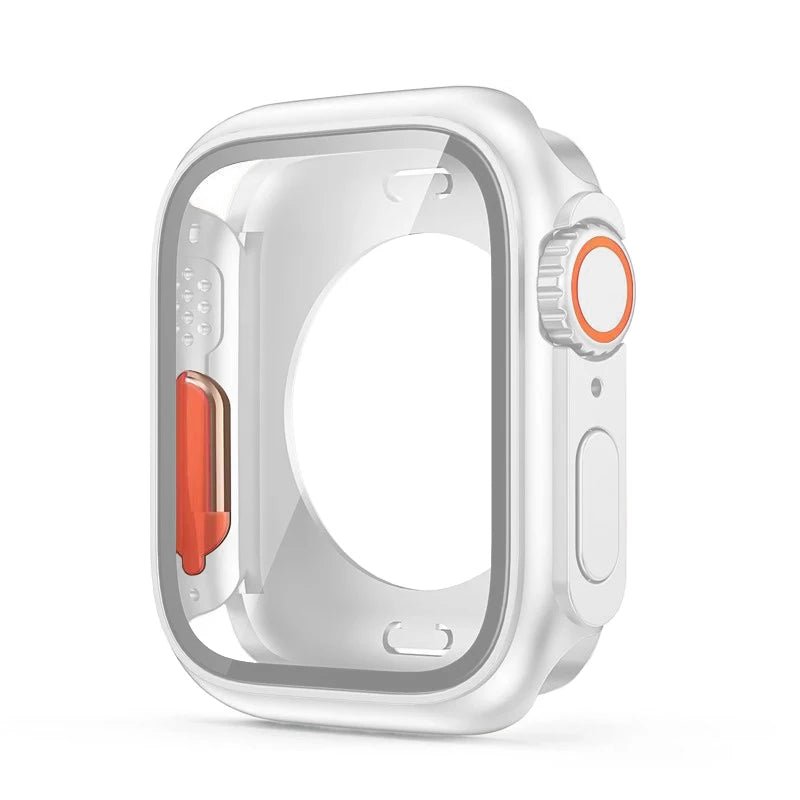 Gehärtete Glasabdeckung für Apple Watch 41 mm 45 mm 40 mm 44 mm, Displayschutzfolie vorne und hinten, vollständiger Schutz für iWatch 9 8 7 SE 6 5 4 - flohmarkt-deutschland.shop