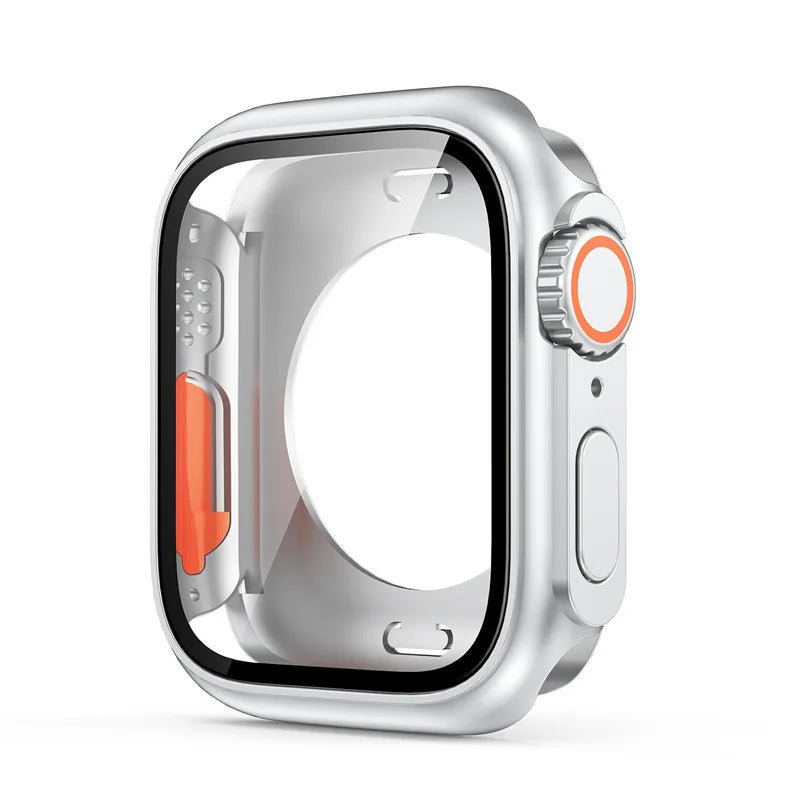 Gehärtete Glasabdeckung für Apple Watch 41 mm 45 mm 40 mm 44 mm, Displayschutzfolie vorne und hinten, vollständiger Schutz für iWatch 9 8 7 SE 6 5 4 - flohmarkt-deutschland.shop