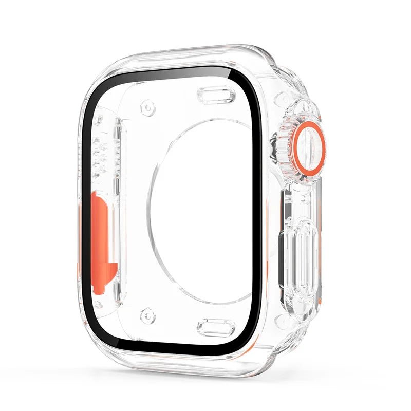 Gehärtete Glasabdeckung für Apple Watch 41 mm 45 mm 40 mm 44 mm, Displayschutzfolie vorne und hinten, vollständiger Schutz für iWatch 9 8 7 SE 6 5 4 - flohmarkt-deutschland.shop