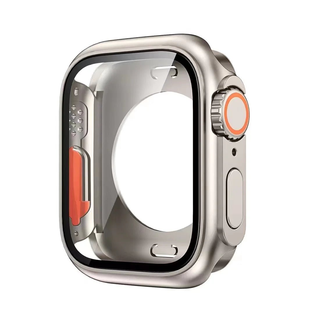 Gehärtete Glasabdeckung für Apple Watch 41 mm 45 mm 40 mm 44 mm, Displayschutzfolie vorne und hinten, vollständiger Schutz für iWatch 9 8 7 SE 6 5 4 - flohmarkt-deutschland.shop