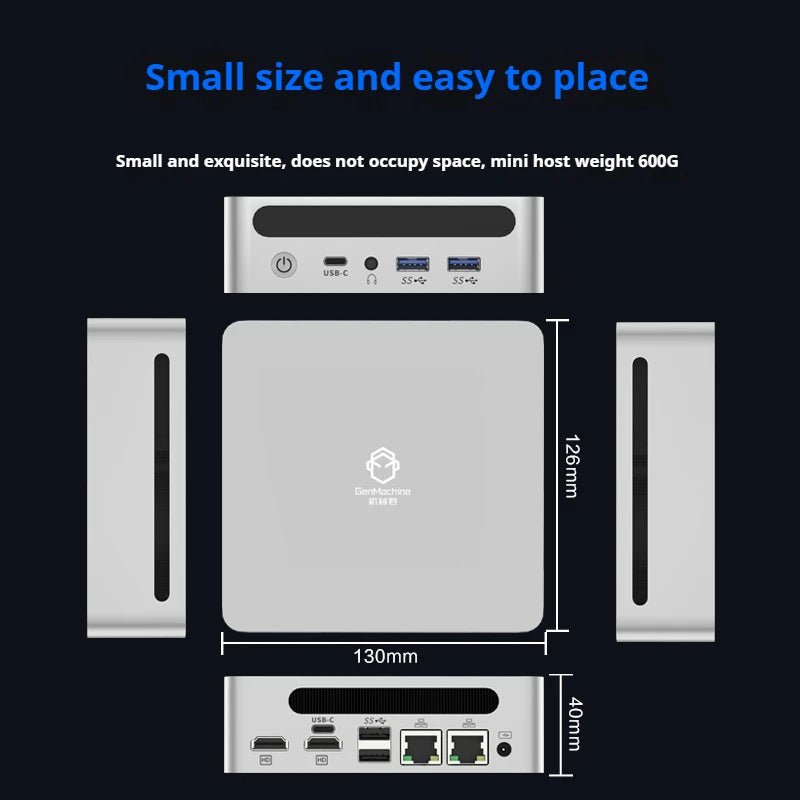 Genmachin Mini-PC – AMD Ryzen 7/9, DDR5 32GB, WiFi6, Win11 - flohmarkt-deutschland.shop