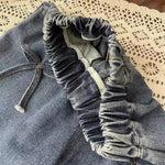 Girls Boys Pants Fashion Bow Loose Jeans 2025 Autumn New Korean Style Childrens Wide Leg Pants Casual Baby Clothing - flohmarkt-deutschland.shop