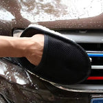 GlanzPro Imitationswollhandschuhe - Dick Gepolsterter Plüschhandschuh Für Schonende Autowäsche Und Polierarbeiten - flohmarkt-deutschland.shop