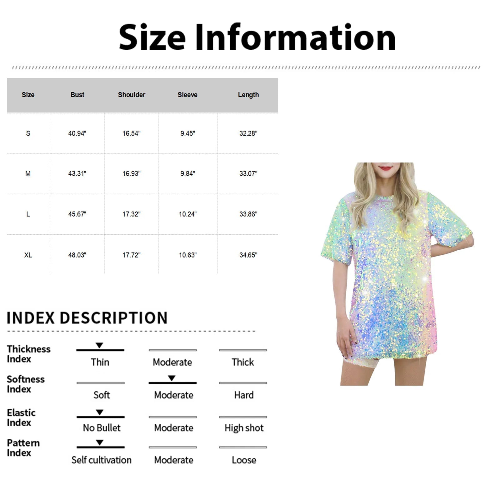 Glitzernde Pailletten-Shirts für Damen, Top, Rave-Tanzkleidung, Rundhalsausschnitt, kurze Ärmel, T-Shirts für Cocktailparty, Musik, Festival, Nachtclub - flohmarkt-deutschland.shop