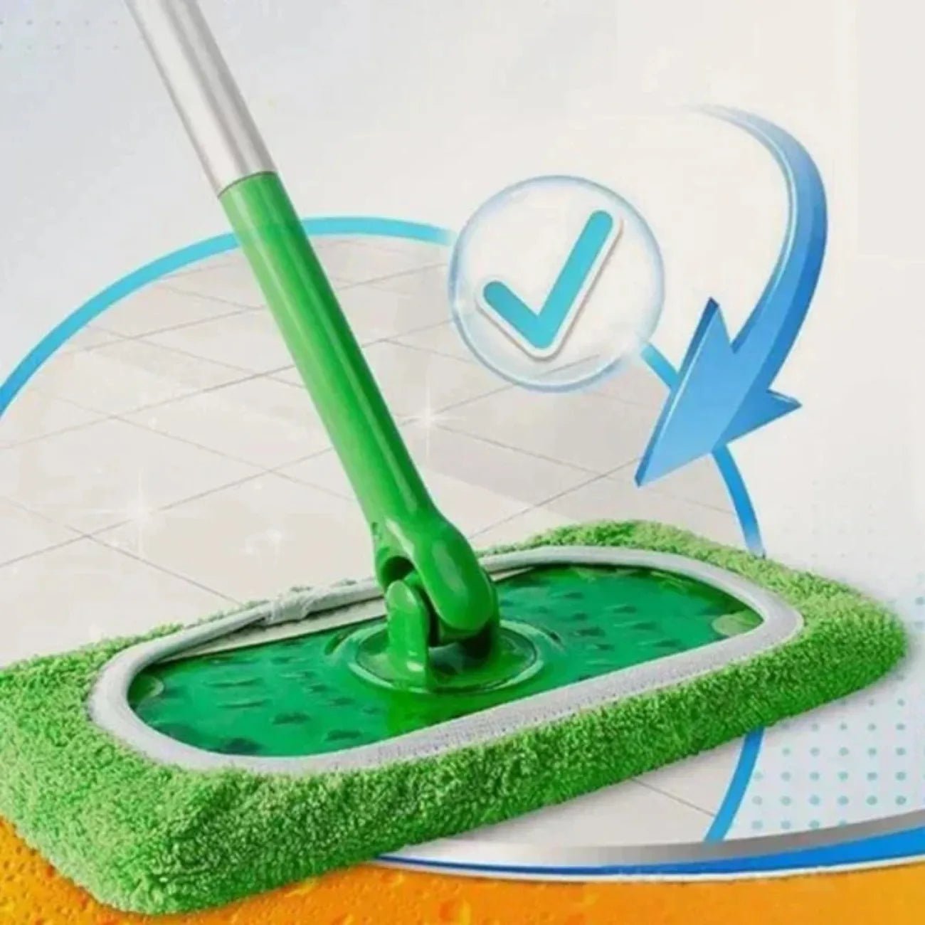 GreenCare EcoMop Pro Mop Cover Set - 6er Pack Wiederverwendbare Mikrofaser Pads Für Staub Nässe Und Tierhaare - flohmarkt-deutschland.shop