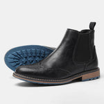 Größe 7–13 Brogue Chelsea Herrenstiefel Klassische Lederstiefel im amerikanischen Stil - flohmarkt-deutschland.shop