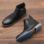 Größe 7–13 Brogue Chelsea Herrenstiefel Klassische Lederstiefel im amerikanischen Stil - flohmarkt-deutschland.shop