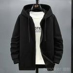 Große Fleece-Strickjacke mit Kapuze für Herren, Herbst und Winter, trendige Modejacke, Übergröße, Kapuzenpullover, 12XL, 10XL, große Herrenbekleidung - flohmarkt-deutschland.shop