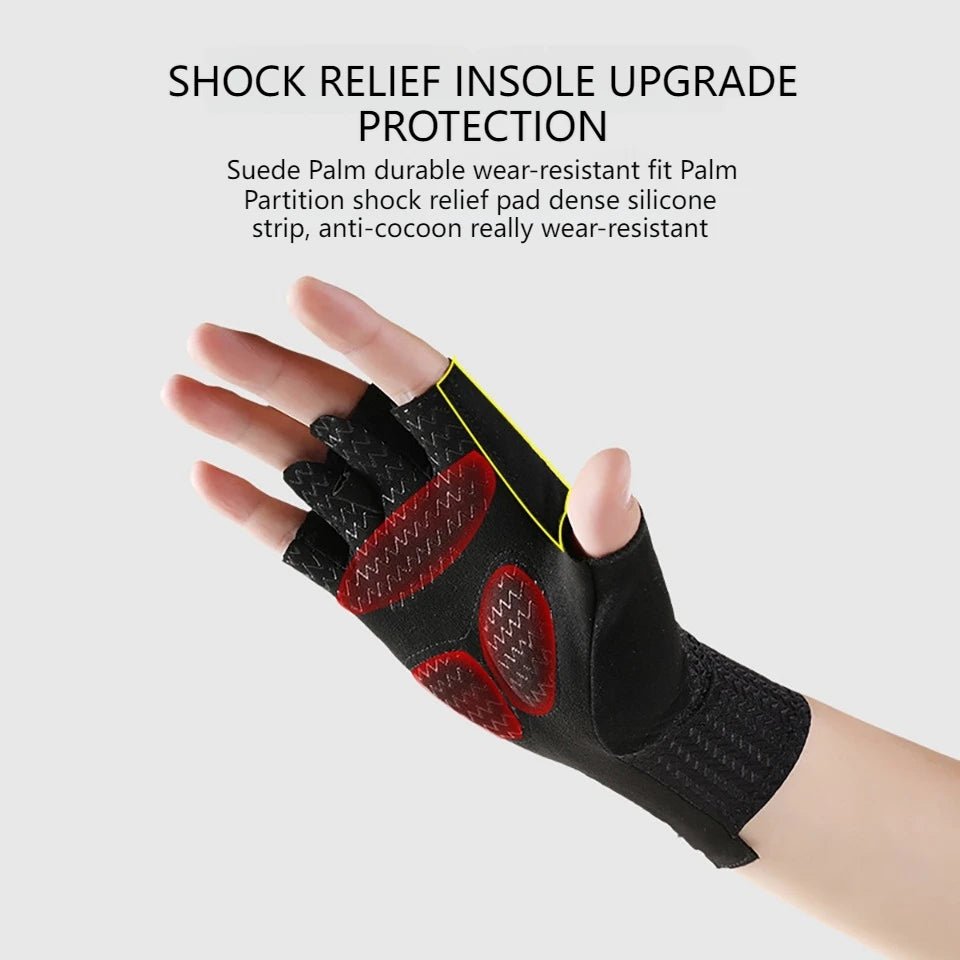 GTUBIKE Summer Breathable Half Finger Cycling Gloves Ultralight Road Bike Gloves Anti-Slip Silicone Pad Cooling Sport Gear - flohmarkt-deutschland.shop