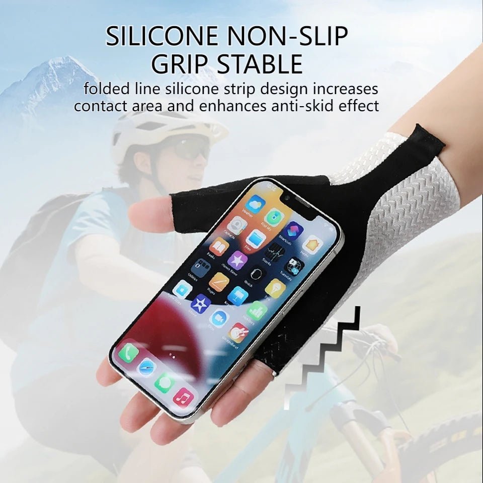 GTUBIKE Summer Breathable Half Finger Cycling Gloves Ultralight Road Bike Gloves Anti-Slip Silicone Pad Cooling Sport Gear - flohmarkt-deutschland.shop