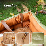 GUANGLIE Auto Hundebett Leder PU - Wasserdicht Abnehmbar Waschbar All Jahreszeiten - flohmarkt-deutschland.shop