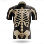Halloween Skull Cycling Jersey Short Sleeve Men Summer Bike Clothing Road Bicycle Jersey MTB Breathable Cycling Shirt Maillot - flohmarkt-deutschland.shop