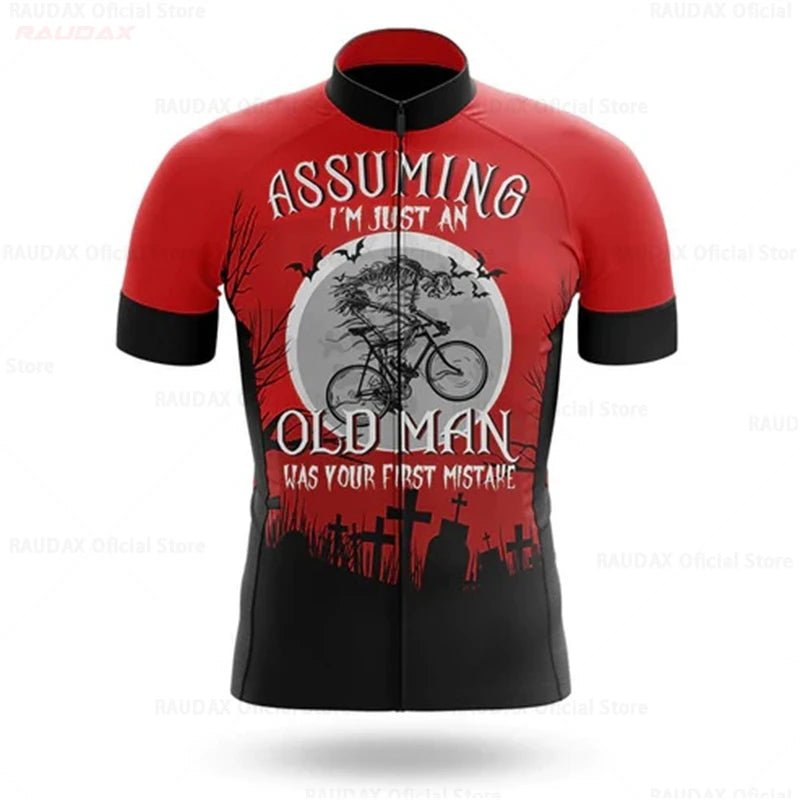 Halloween Skull Cycling Jersey Short Sleeve Men Summer Bike Clothing Road Bicycle Jersey MTB Breathable Cycling Shirt Maillot - flohmarkt-deutschland.shop