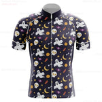 Halloween Skull Cycling Jersey Short Sleeve Men Summer Bike Clothing Road Bicycle Jersey MTB Breathable Cycling Shirt Maillot - flohmarkt-deutschland.shop