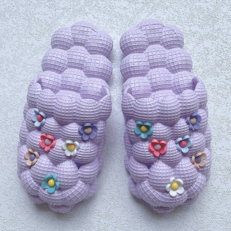 HausGlanz Damen Hausschuhe Dicke Bodensohle - Rutschfeste Sohle Für Sicheren Halt Im Innenbereich - flohmarkt-deutschland.shop