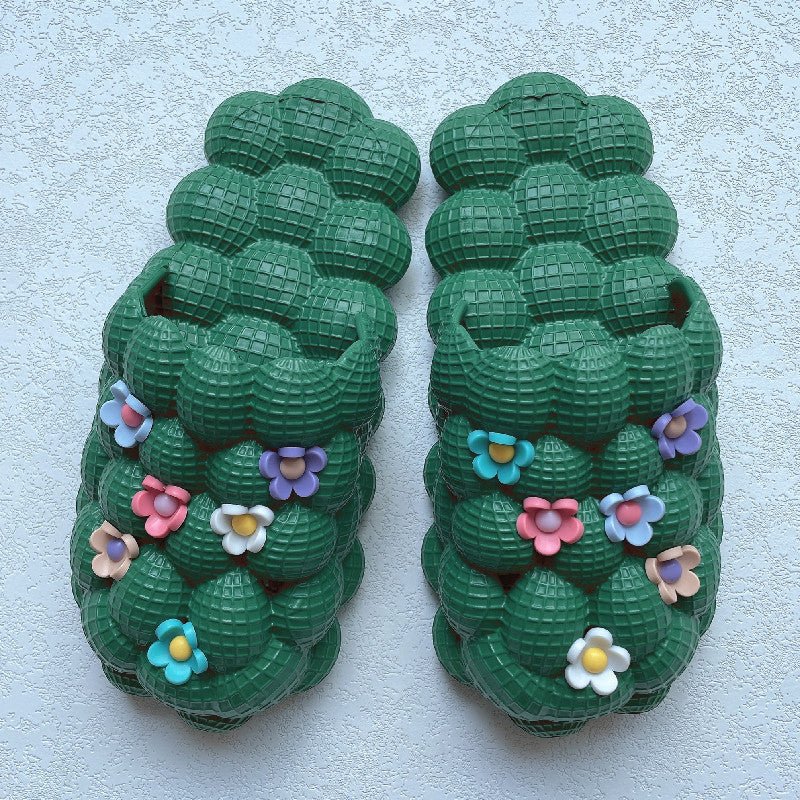 HausGlanz Damen Hausschuhe Dicke Bodensohle - Rutschfeste Sohle Für Sicheren Halt Im Innenbereich - flohmarkt-deutschland.shop