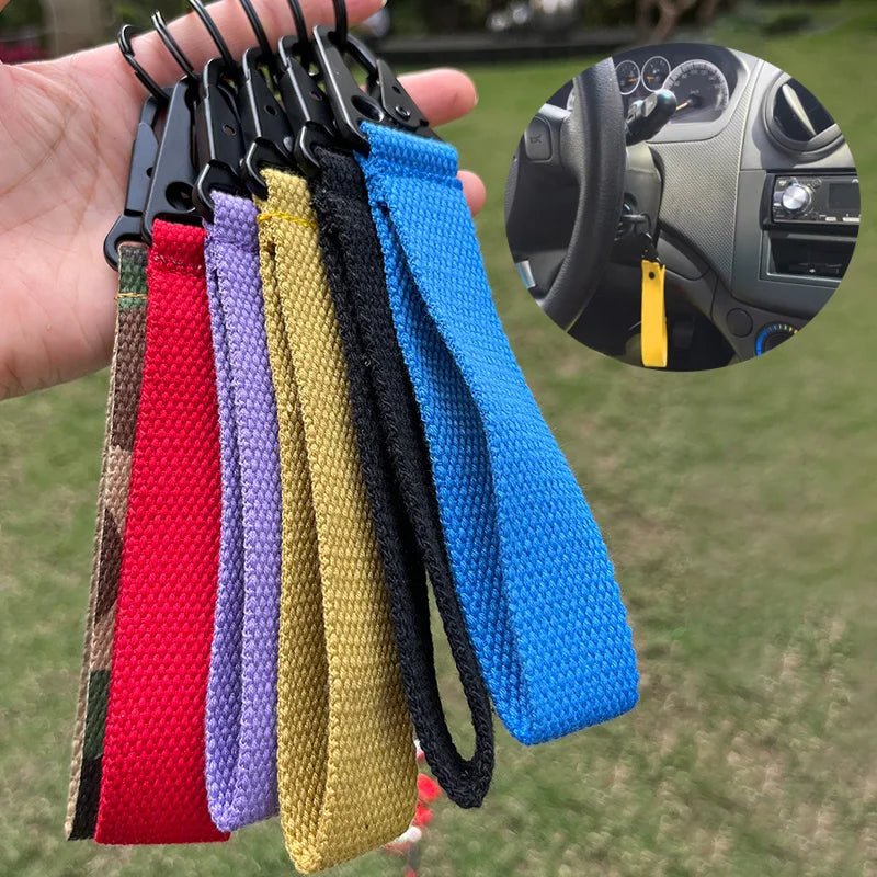 Heißer Starke Gurtband schlüssel schlüsselbund Auto Handgelenk Gurt Schlüssel Halter Seil Für Auto Handy ID Karte Hängen Strap Universal - flohmarkt-deutschland.shop
