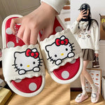 Hello Kitty Slippers Non-Slip Comfortable Cute Cartoon House Shoes for Women Girls Indoor outdoor Bathroom Sanrio Gift wholesale - flohmarkt-deutschland.shop