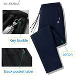 Herbst Hosen Männer Fitness Sportswear Trainingsanzug Elastische Taille Jogginghose Baumwolle Hosen Lose Turnhallen Jogger Track Hosen Herren M-8XL - flohmarkt-deutschland.shop