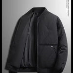 Herbst- und Winter-Baseballkragen, modische und vielseitige Baumwolljacke für Herren, warme Baumwolljacke für den Außenbereich, Baseballjacke, - flohmarkt-deutschland.shop