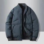Herbst- und Winter-Baseballkragen, modische und vielseitige Baumwolljacke für Herren, warme Baumwolljacke für den Außenbereich, Baseballjacke, - flohmarkt-deutschland.shop