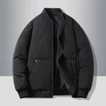 Herbst- und Winter-Baseballkragen, modische und vielseitige Baumwolljacke für Herren, warme Baumwolljacke für den Außenbereich, Baseballjacke, - flohmarkt-deutschland.shop