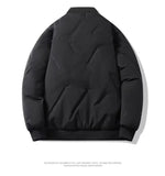 Herbst- und Winter-Baseballkragen, modische und vielseitige Baumwolljacke für Herren, warme Baumwolljacke für den Außenbereich, Baseballjacke, - flohmarkt-deutschland.shop